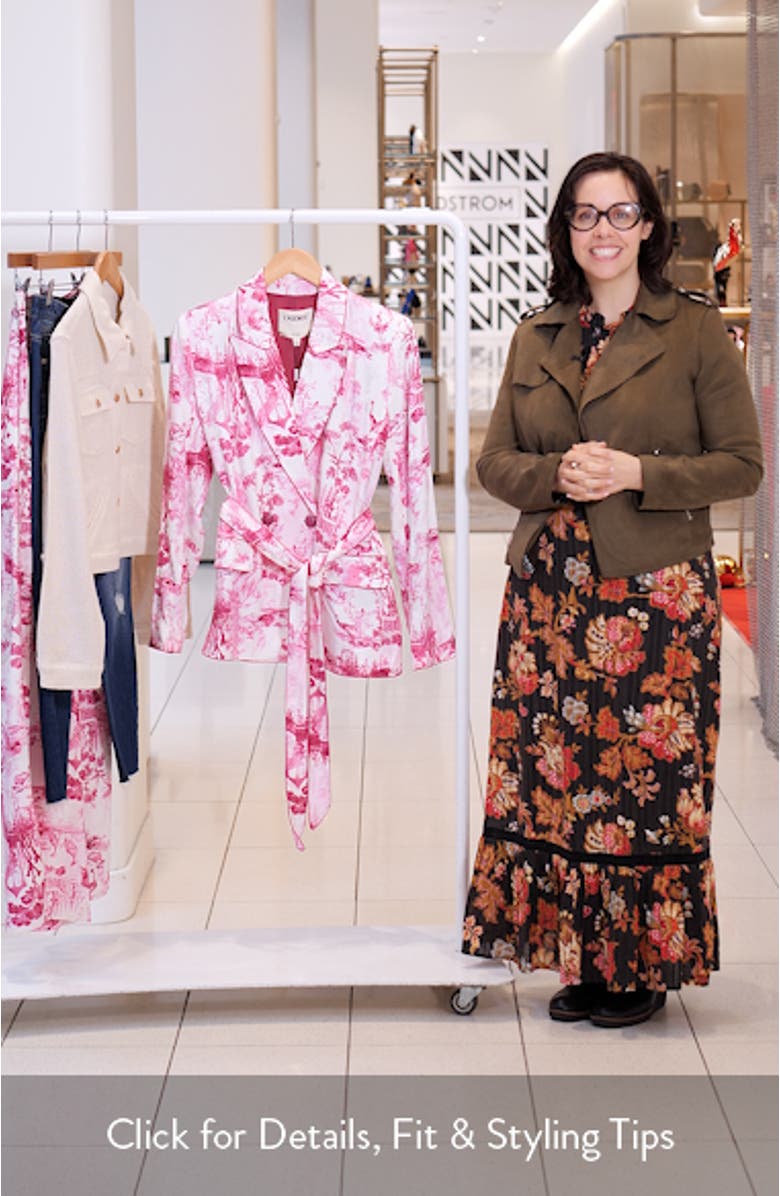 Jordana Tie Waist Blazer, sales video thumbnail