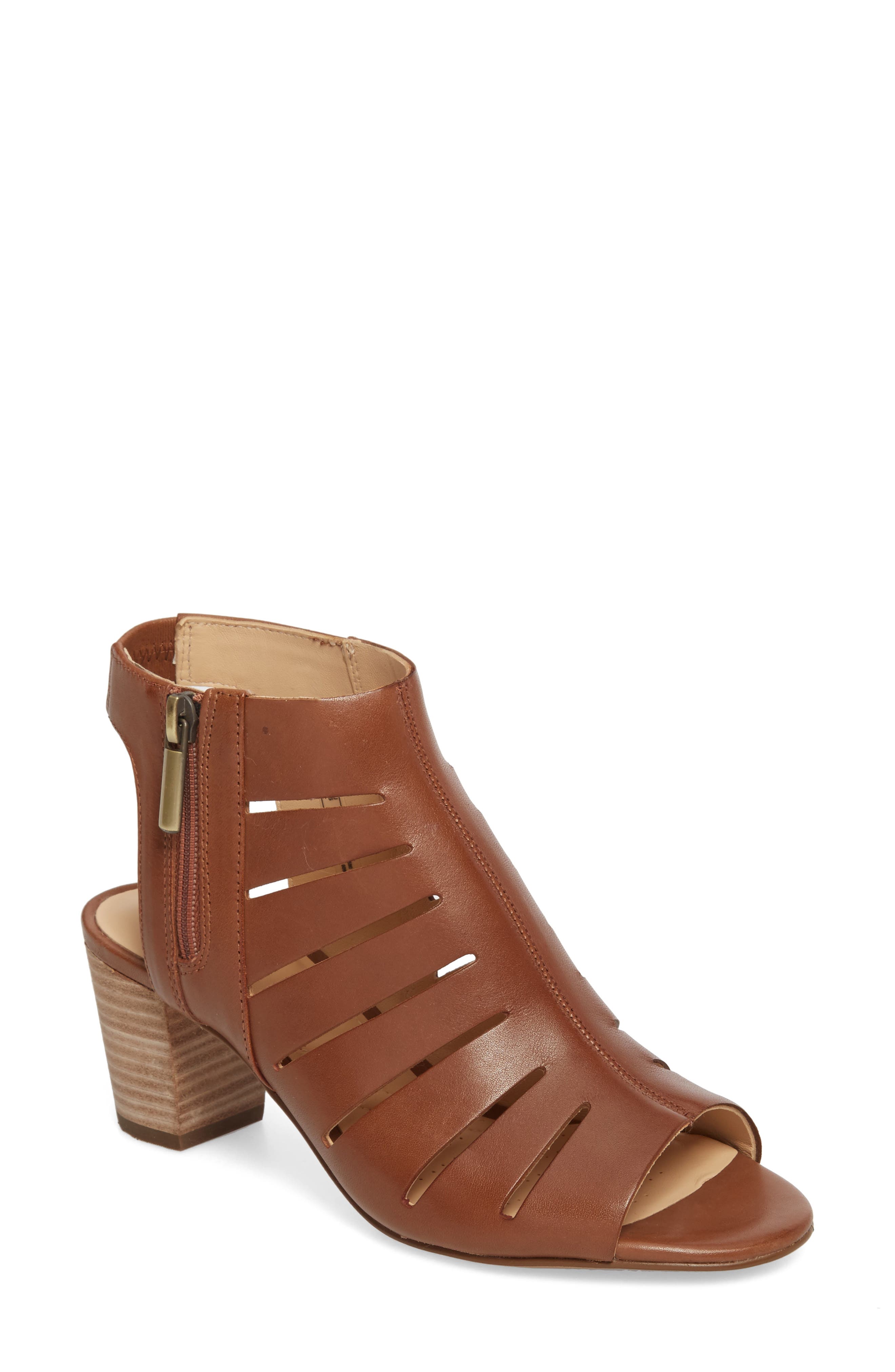 Deloria Ivy Sandal, Main, color, TAN LEATHER