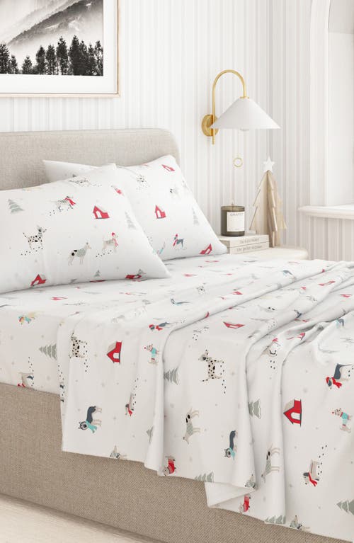 Woven & Weft Turkish Cotton Flannel Holiday Sheet Set