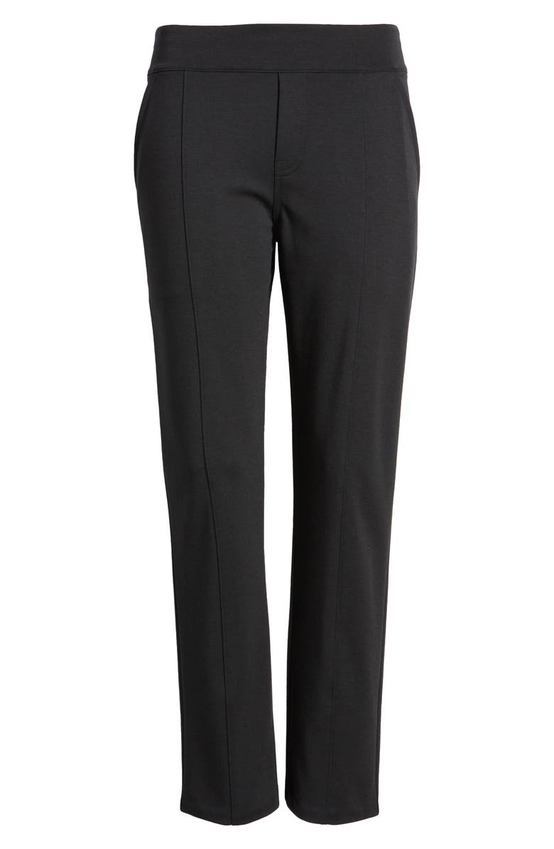 Hue Pintuck Ponte Pull-On Trousers, Alternate, color, 