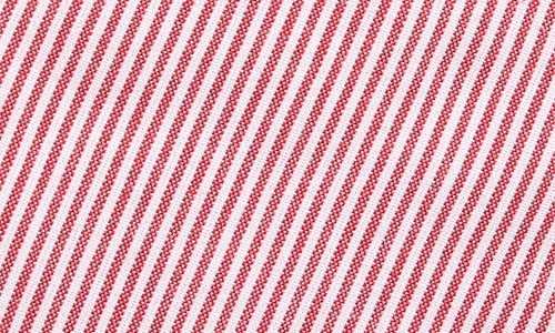 Weezie Set Of 2 Stripe Oven Mitts In Red
