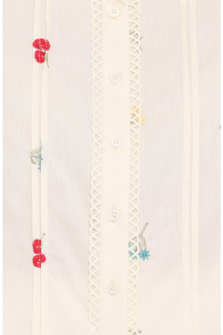 Lucile Embroidered Shirt, Alternate, color, LIGHT YELLOW