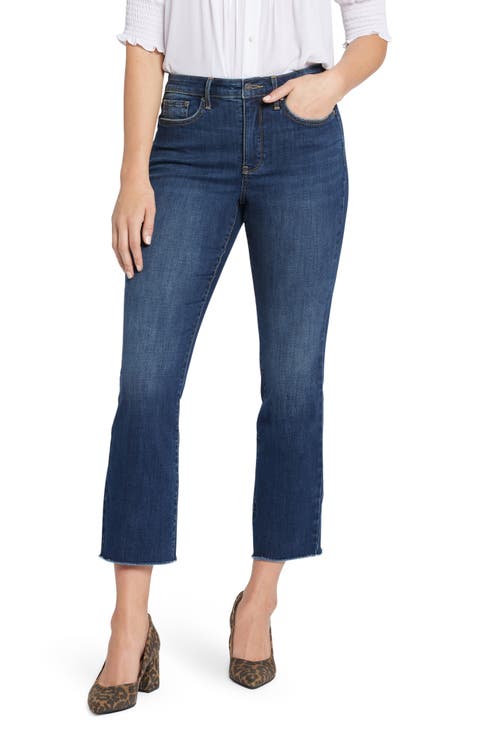 Slim Boot Ankle Fray Jeans