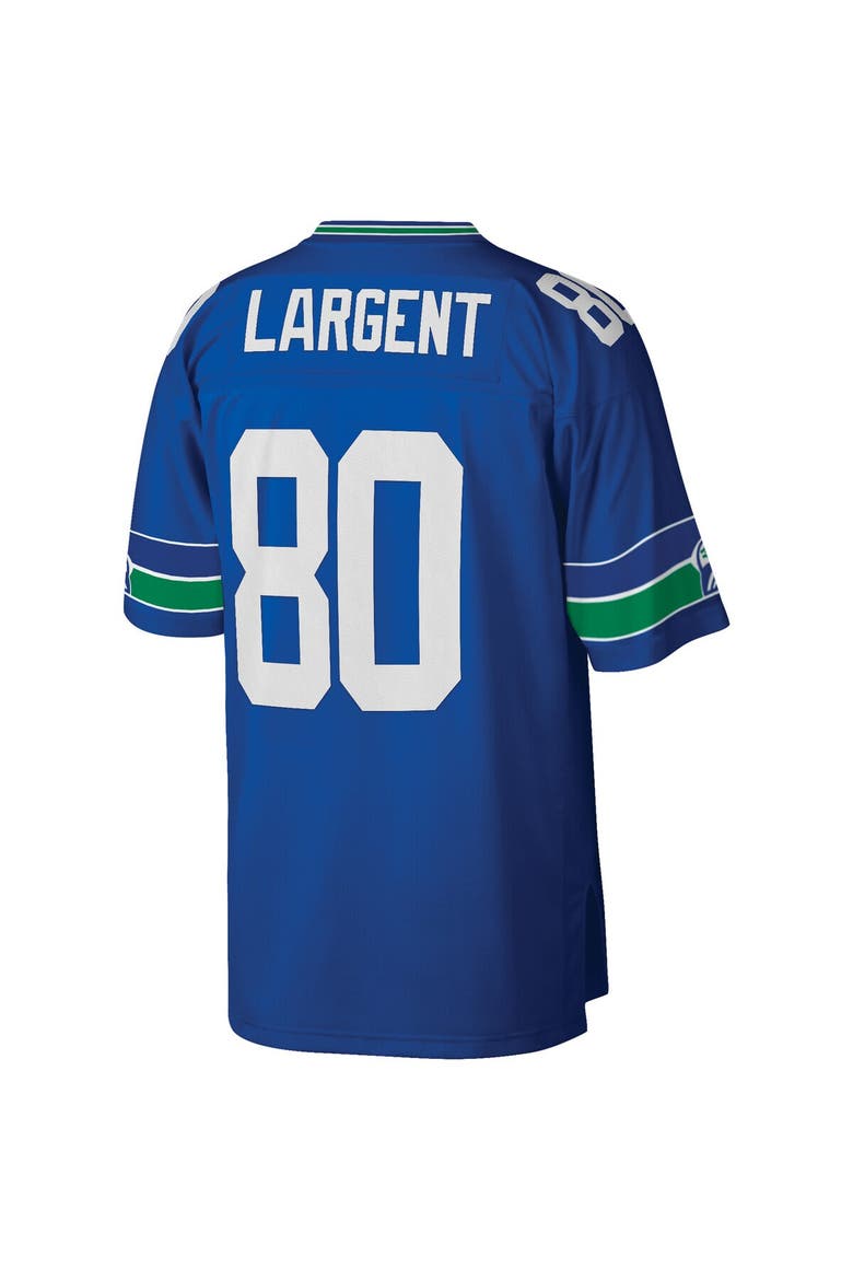 Men's Mitchell & Ness Steve Largent Royal Seattle Seahawks Big & Tall 1985 Retired Player Replica Jersey, Alternate, color, Royal
