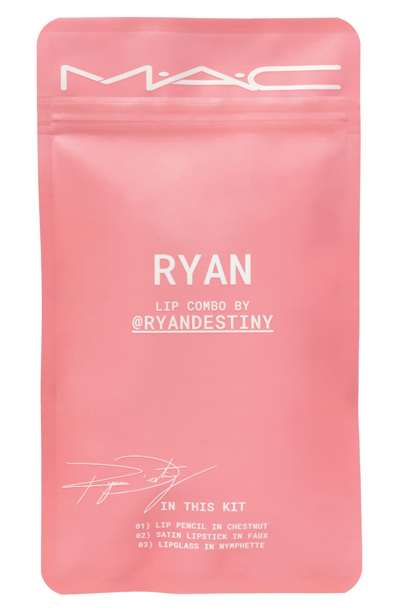 MAC Cosmetics Lip Combo by @RYANDESTINY Set, Alternate, color, 