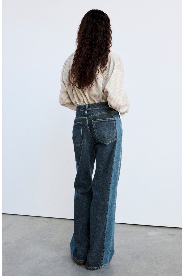 Remira High Waist Wide Leg Jeans, Alternate, color, DARK BLUE