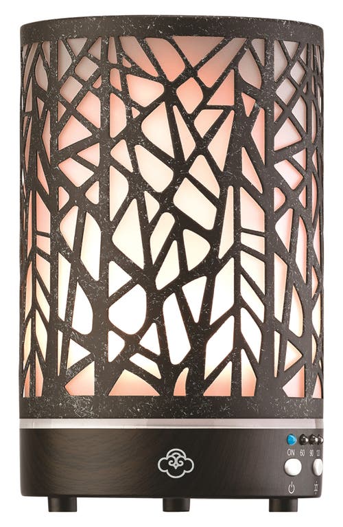 Serene House Forest Metal Ultrasonic Aroma Diffuser In Black