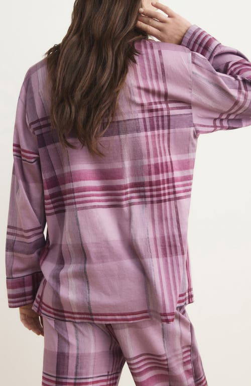 Mango Mixed Print Cotton Pajama Top In Multi