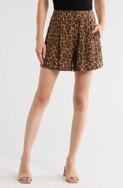 Animal Print Flippy Shorts