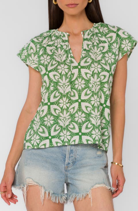 Indie Split Neck Top