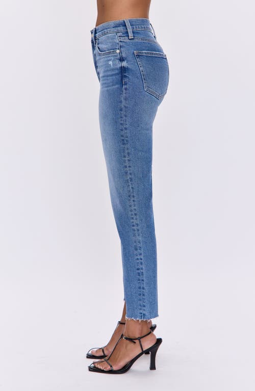 Pistola Charlie High Waist Ankle Straight Leg Jeans In Blue