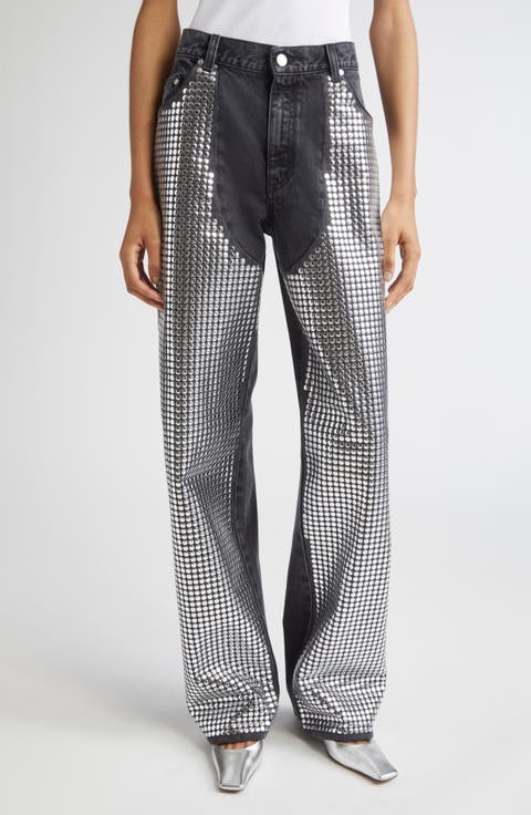 パンツ STELLA MCCARTNEY Woman Pants Beige 6402263EJ790 2425 adidas by Stella McCartney Straight Leg Pants - Beige