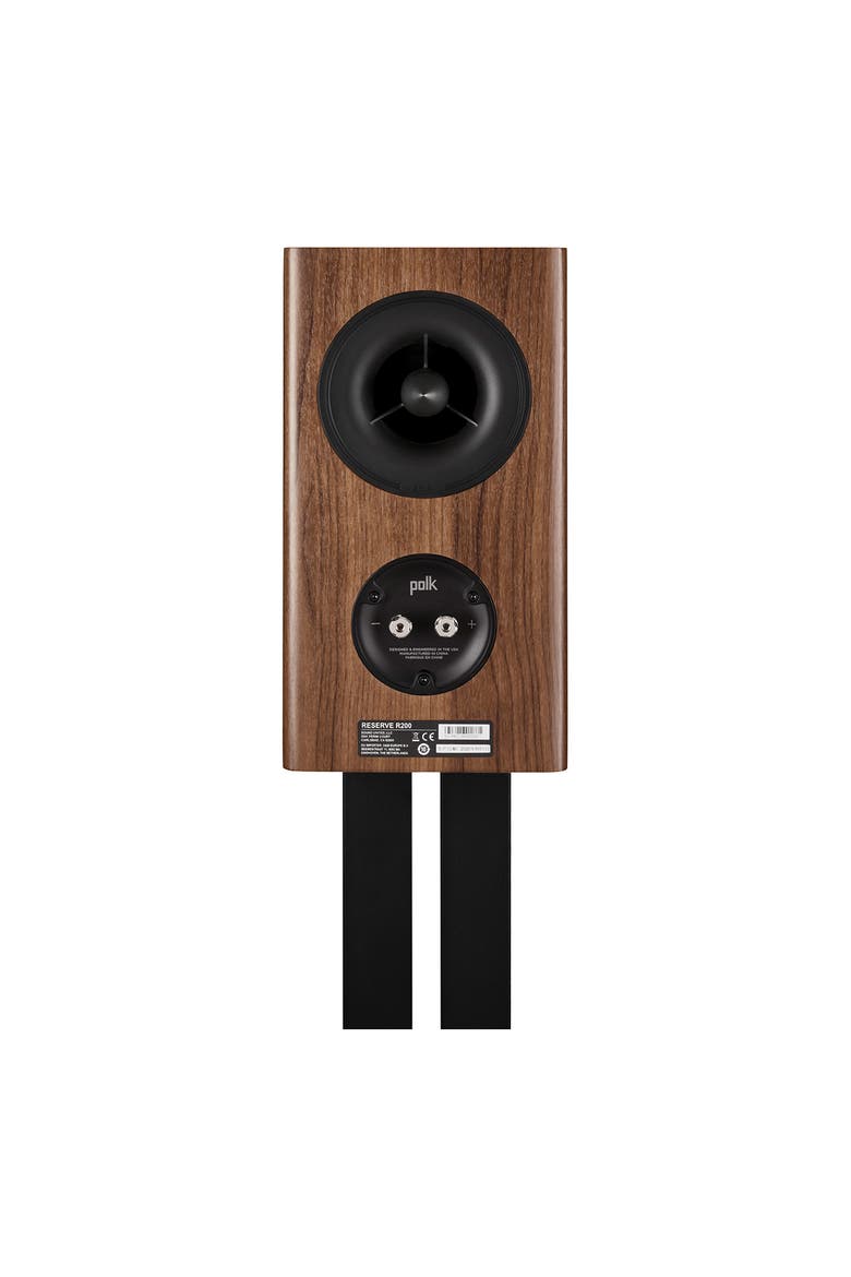 Reserve R200 Bookshelf Speakers - Pair, Alternate, color, Walnut