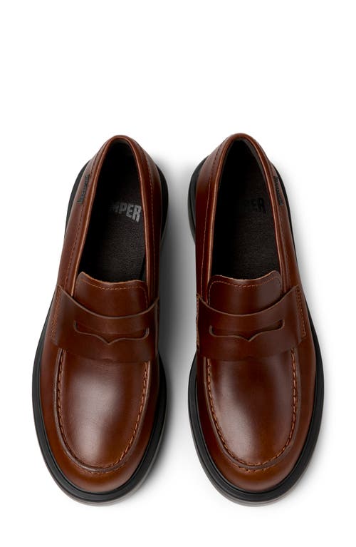 Camper Dean Penny Loafer In Brown