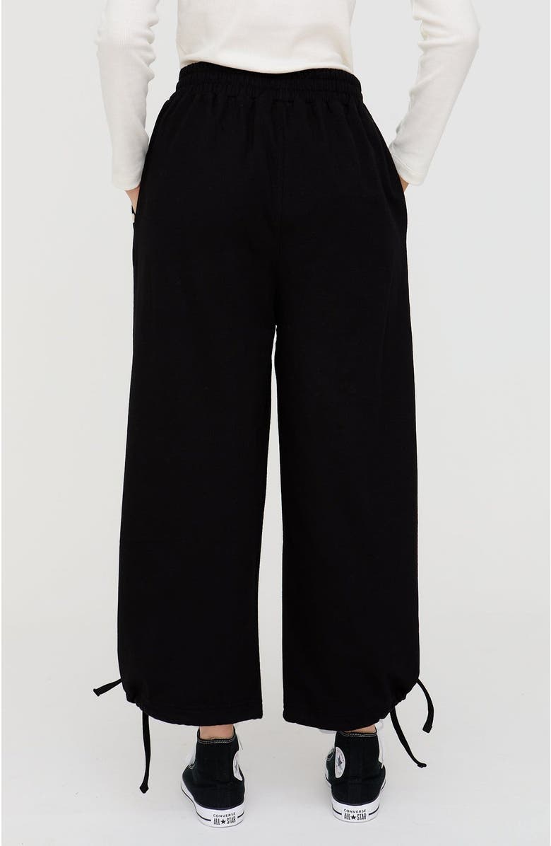 Turtledove London Organic Cotton Kit trouser, Alternate, color, Black