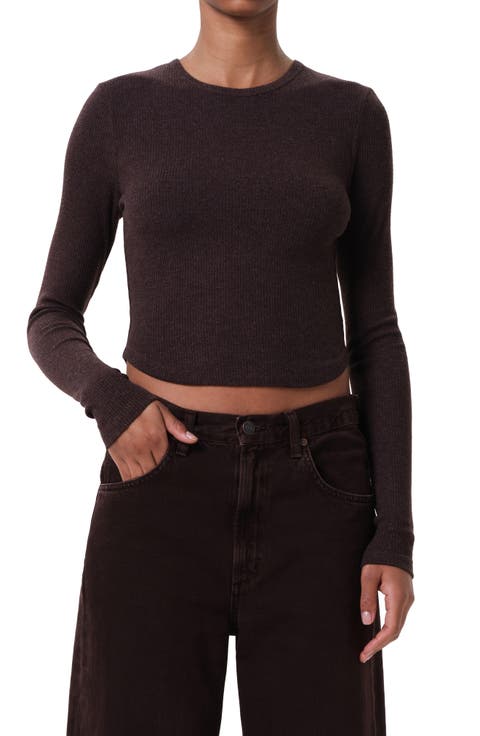 Neema Ribbed Long Sleeve T-Shirt