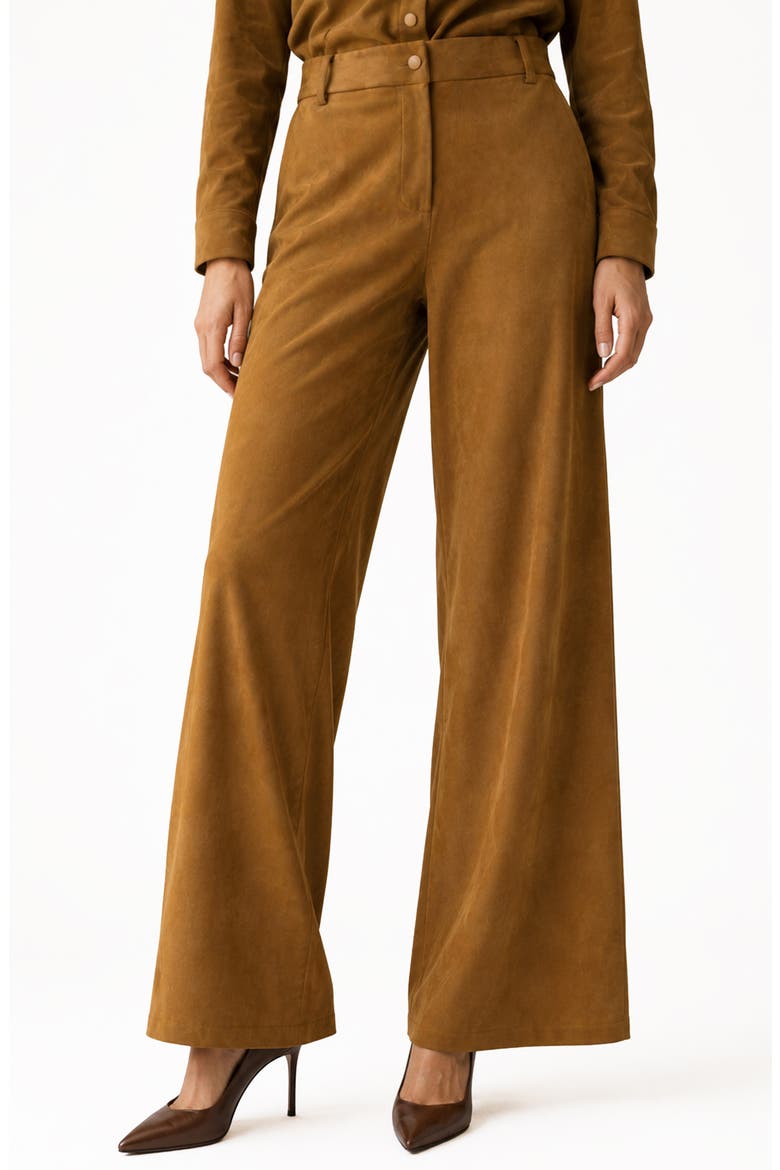 Hoda Flare Leg Pants, Main, color, TOBACCO BROWN