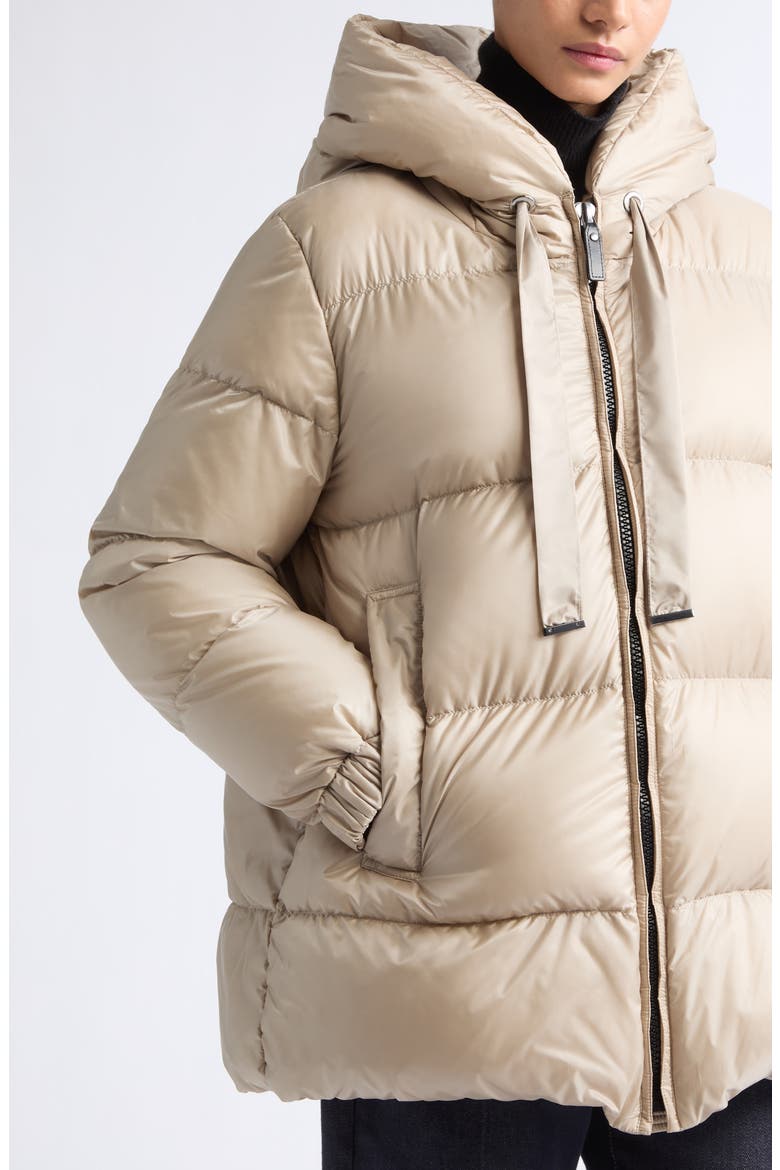 Seia Hooded Down Parka, Alternate, color, NATURAL