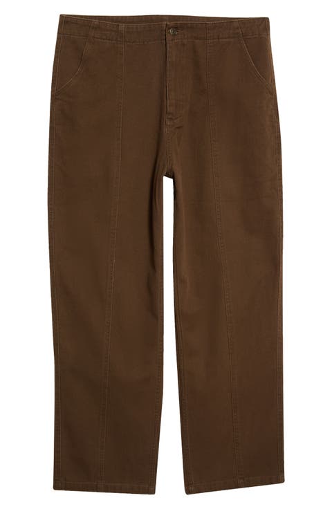 Straight Cotton Pants
