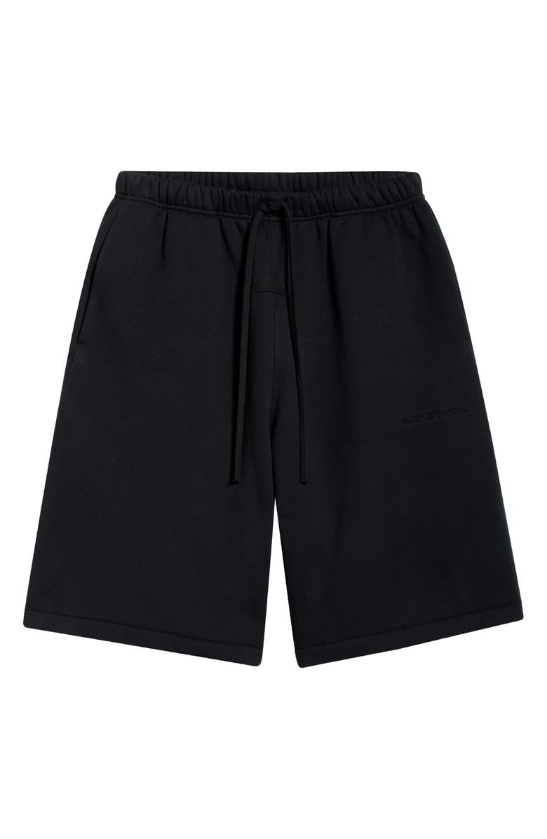 Fear of God Essentials Active Trace Relaxed Shorts, Main, color, Vintage Black