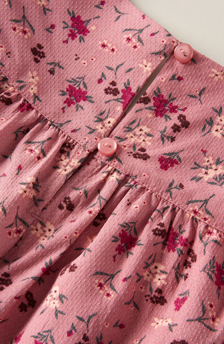 Nordstrom Kids' Ruffle Yoke Top, Alternate, color, Pink Prince Gretchen Floral