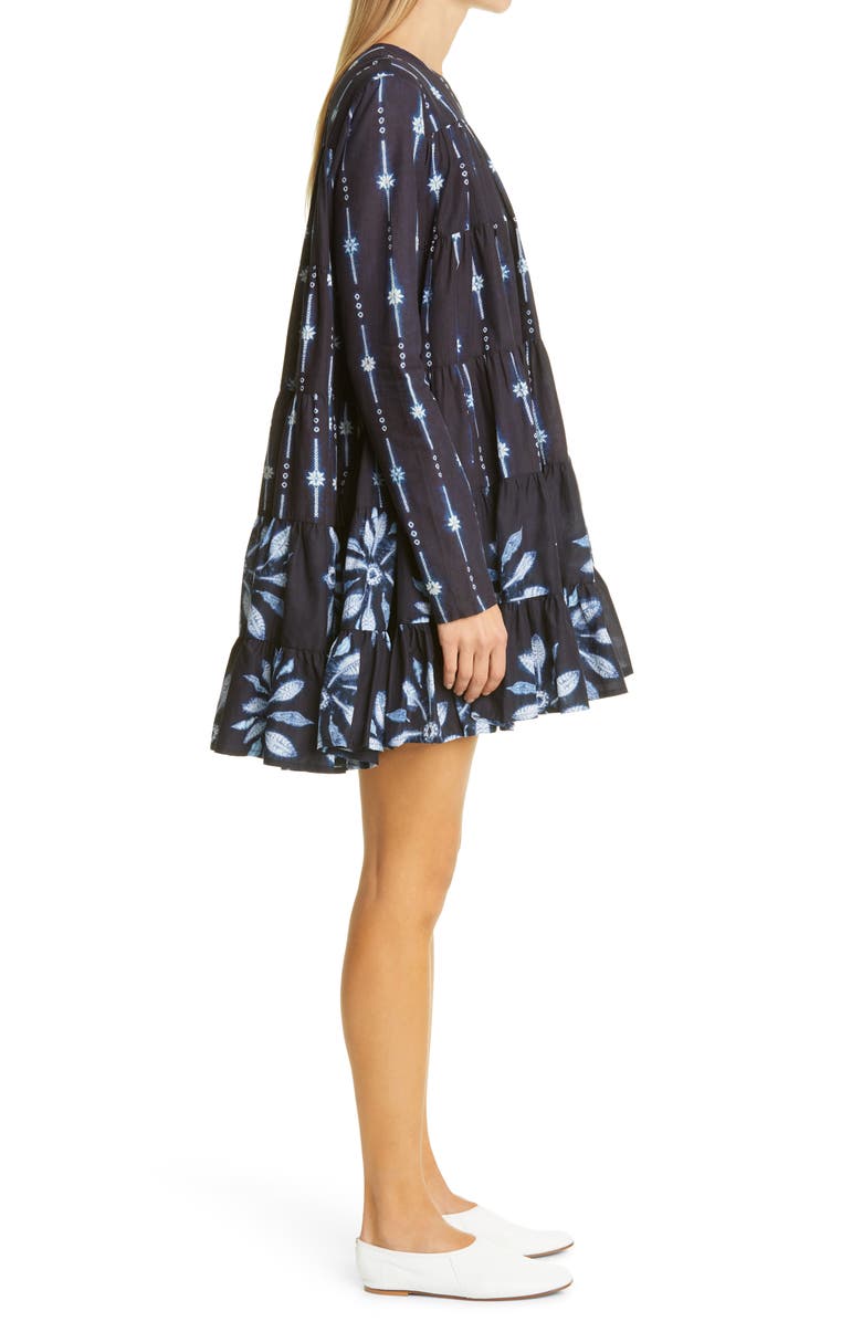 Merlette Soliman Tiered Long Sleeve Dress, Alternate, color,