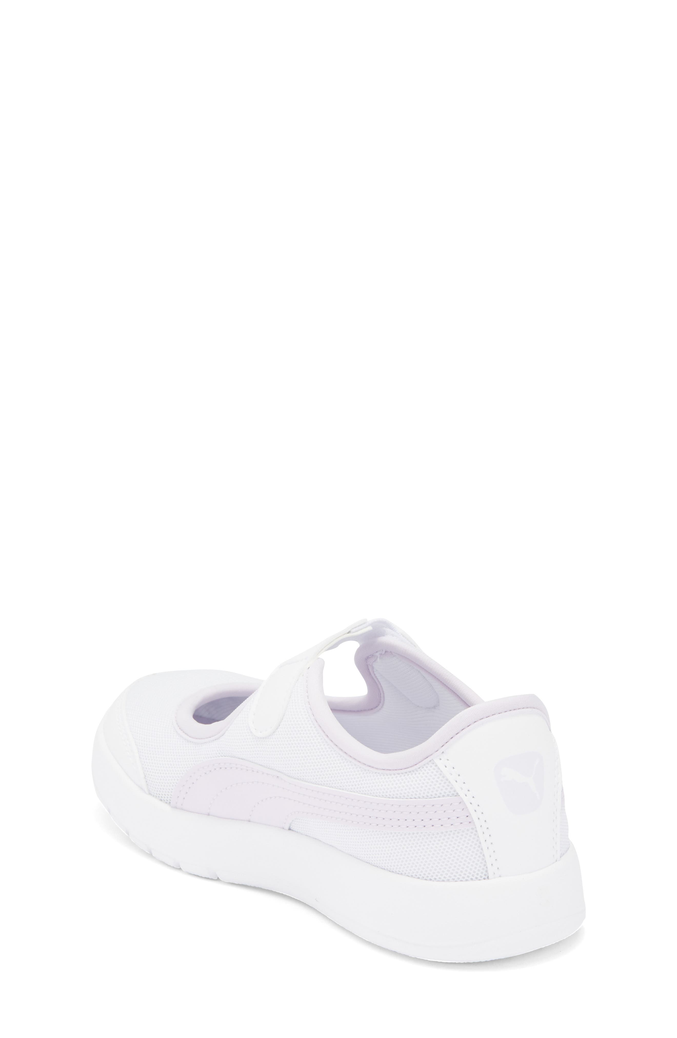 PUMA Courtflex V3 Lina Sneaker, Alternate, color, Puma White/ Lilac