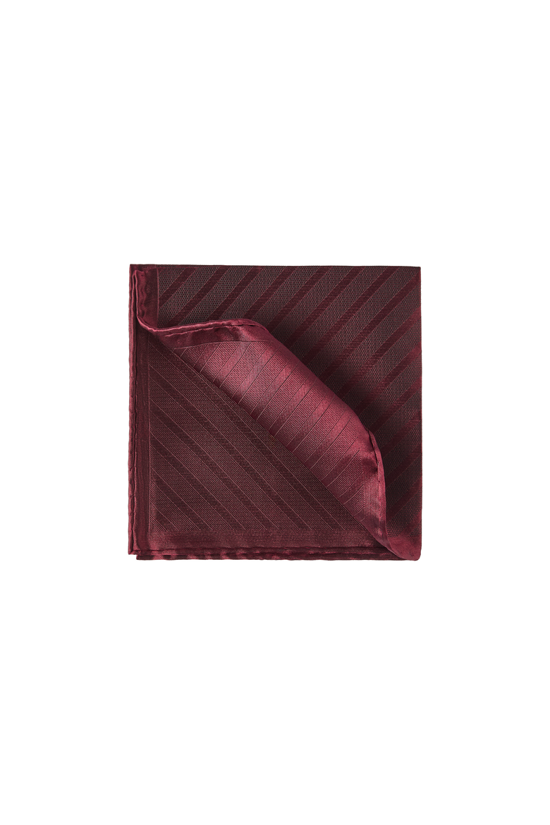 Regimental stripe silk pocket square, Alternate, color, Purple-Red