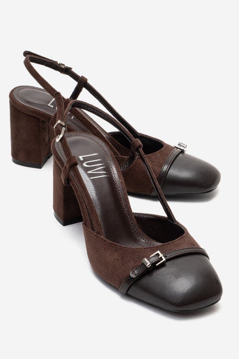Desia Slingback Round Toe Pump