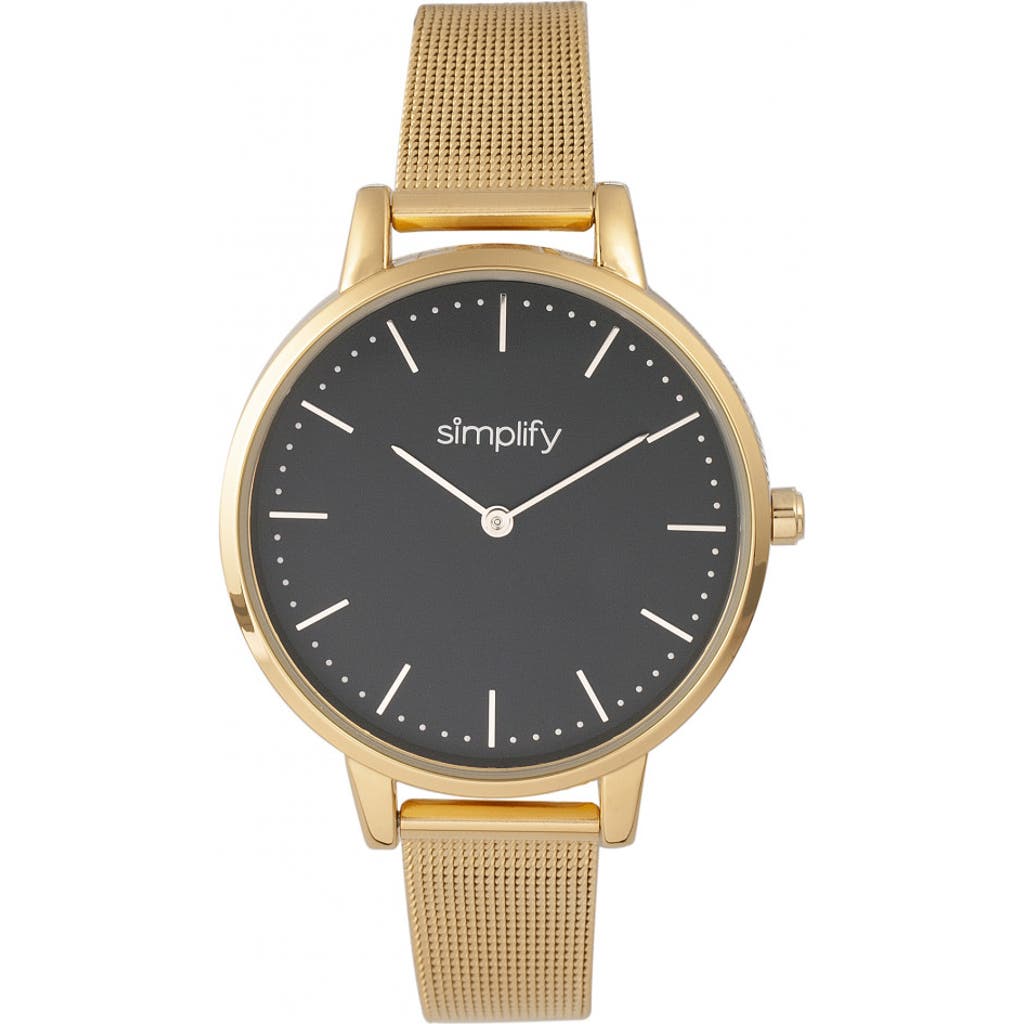 Simplify The 5800 Mesh Bracelet Watch In Multi
