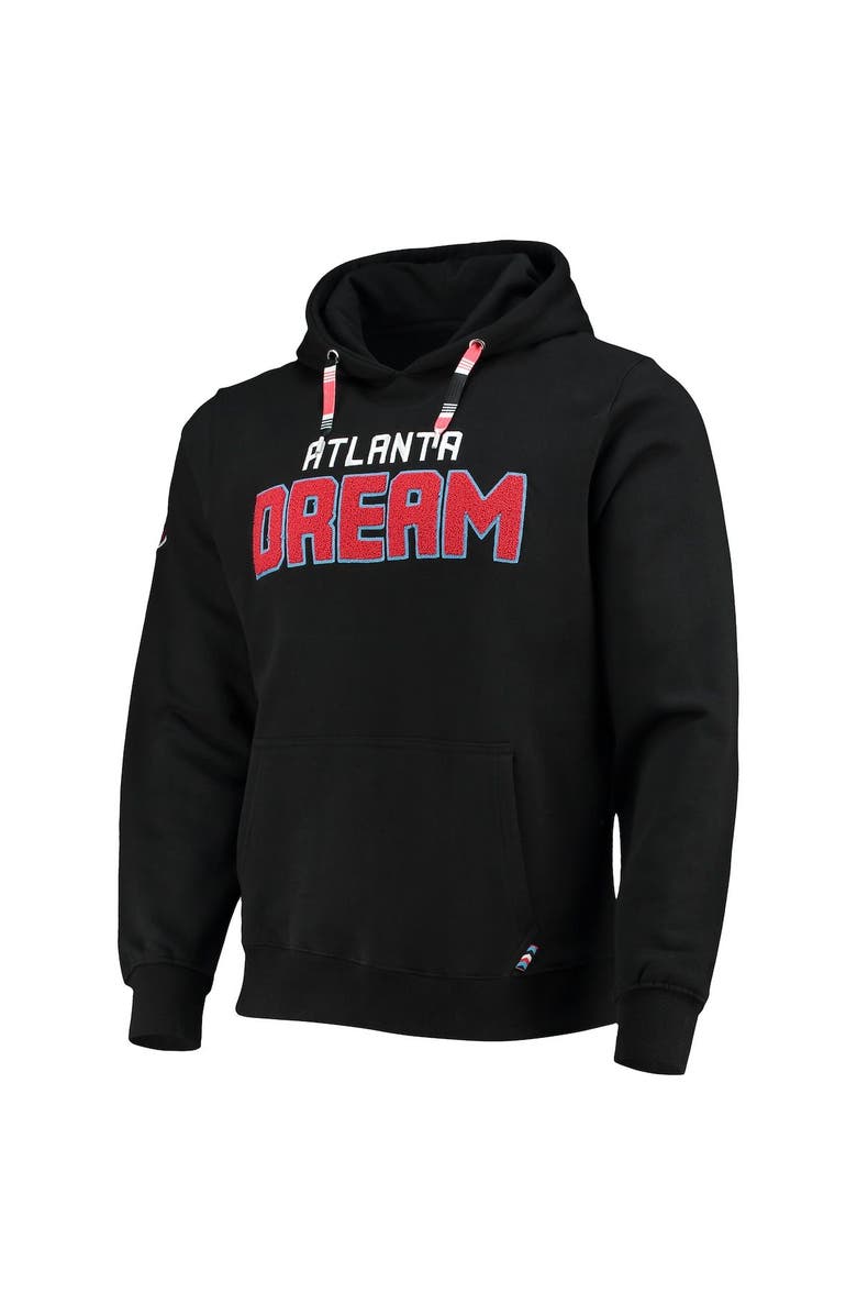 KUR8TED Black Atlanta Dream Pullover Hoodie, Alternate, color, 
