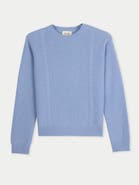 Gobi Cashmere Cropped Crewneck Cashmere Sweater