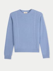 Gobi Cashmere Cropped Crewneck Cashmere Sweater