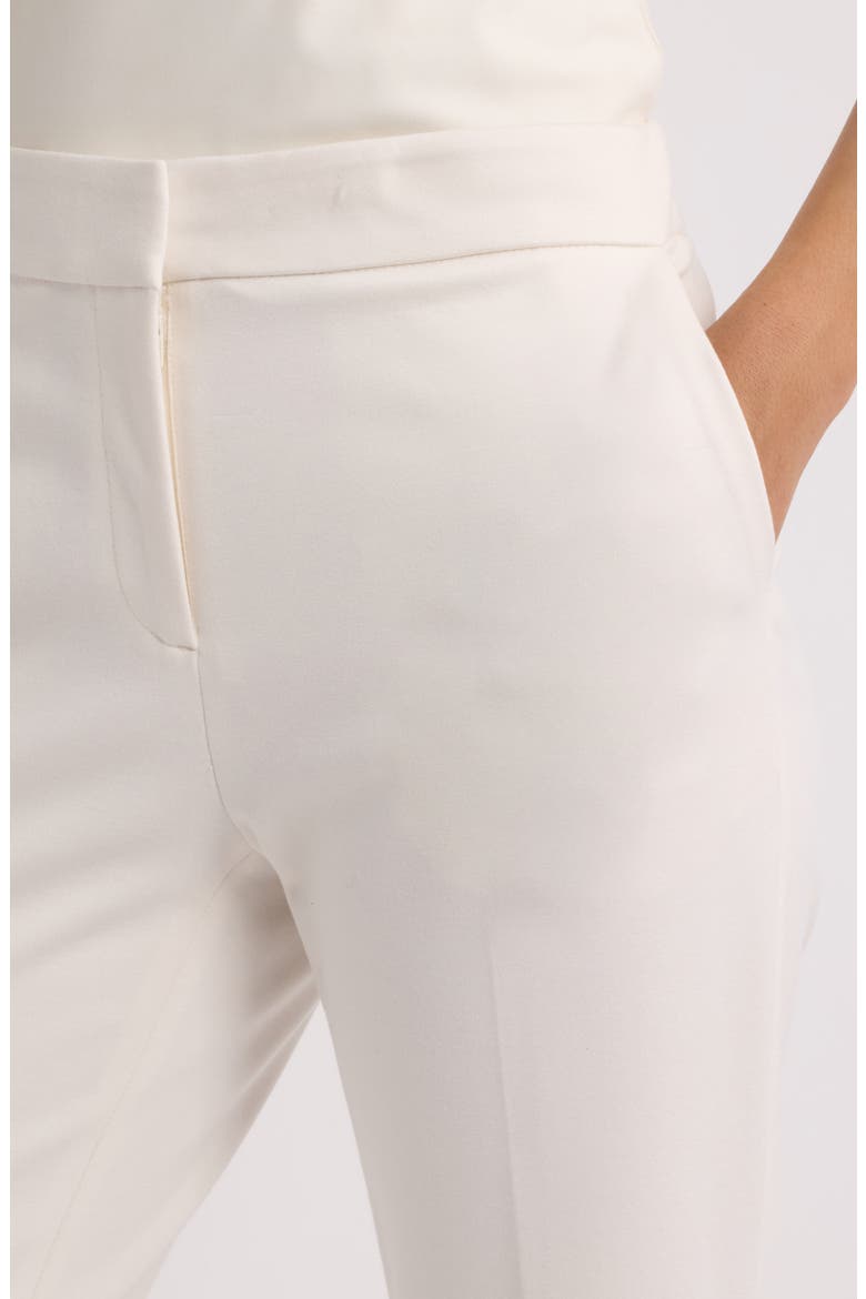 Embellished Ankle Flare Pants, Alternate, color, WHITE DOVE