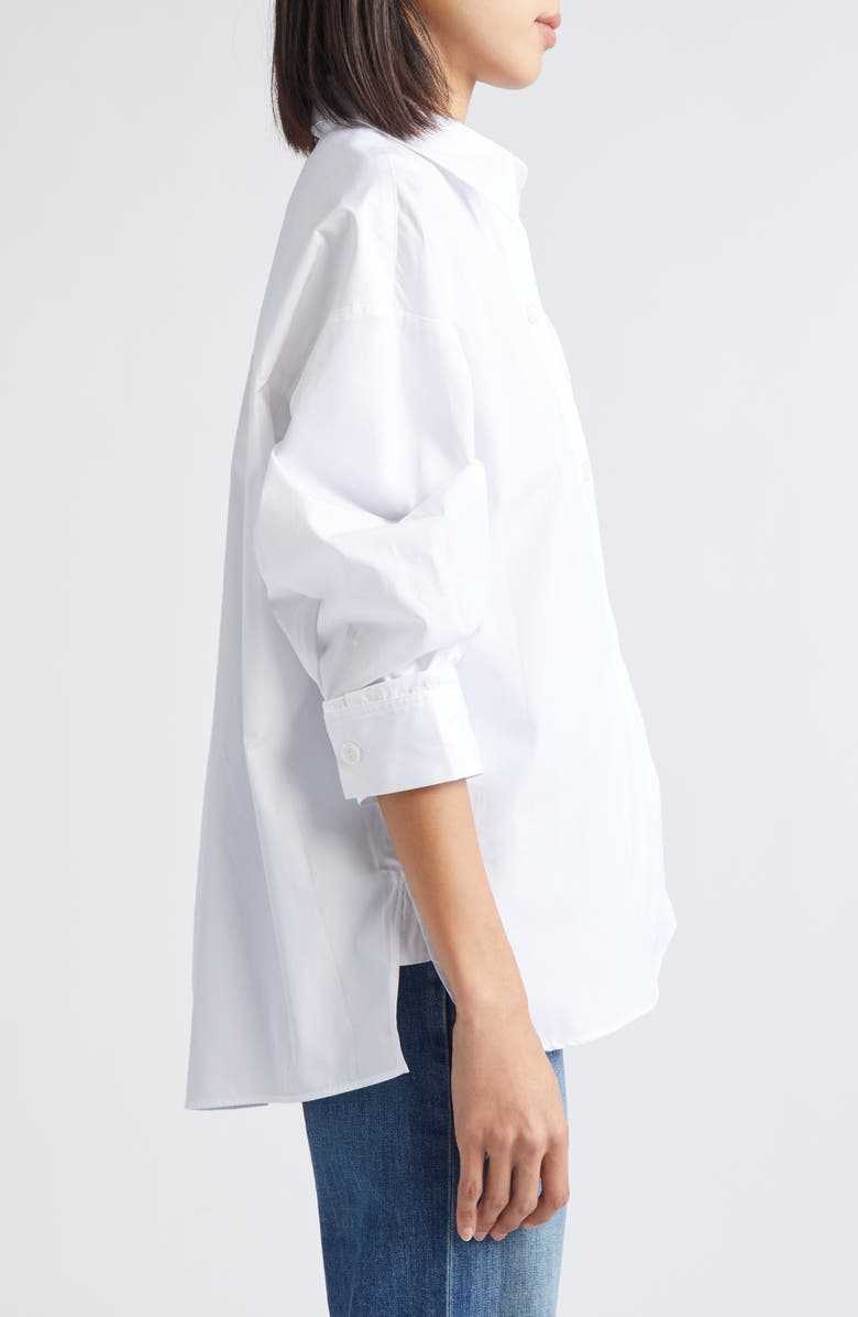 TWP New Earl Cotton Wrap Shirt, Alternate, color, White