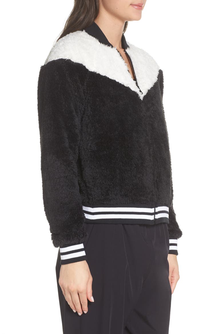 Sportswear Women's Bomber Jacket, Alternate, color, BLACK/ SAIL/ WHITE