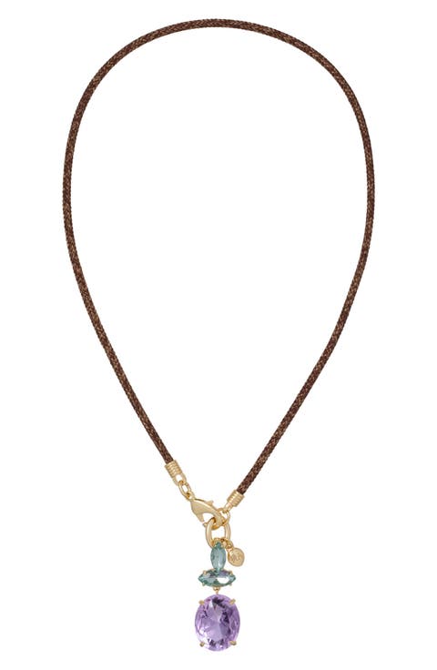 Crystal Granita Pendant Necklace