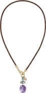 ROXANNE ASSOULIN Crystal Granita Pendant Necklace