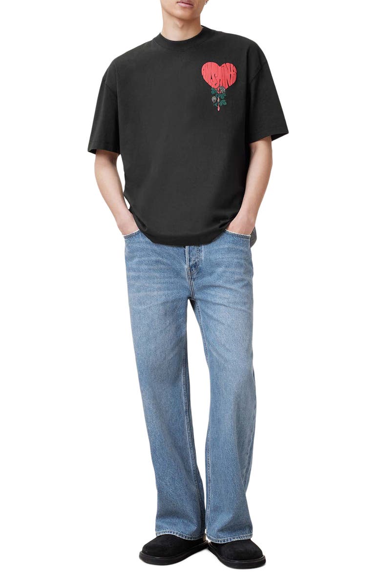 AllSaints Sown Cotton Graphic T-Shirt, Alternate, color, 