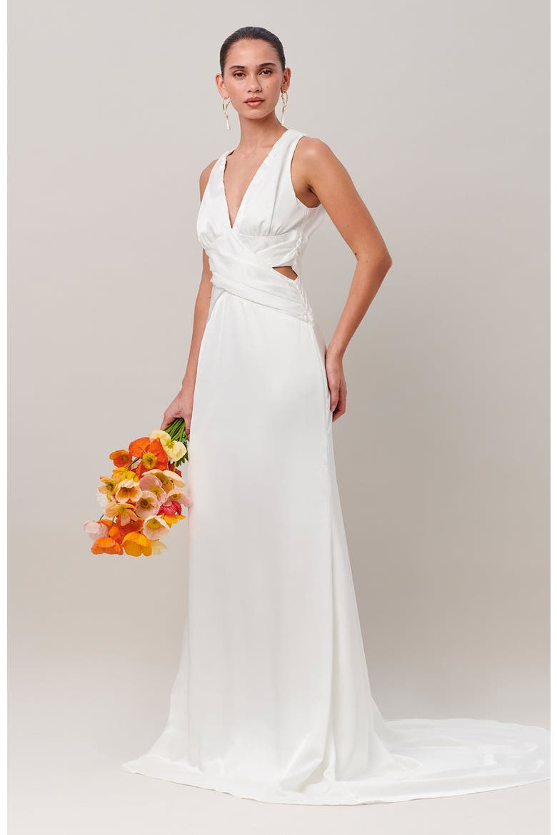 Riviera Gown, Alternate, color, White
