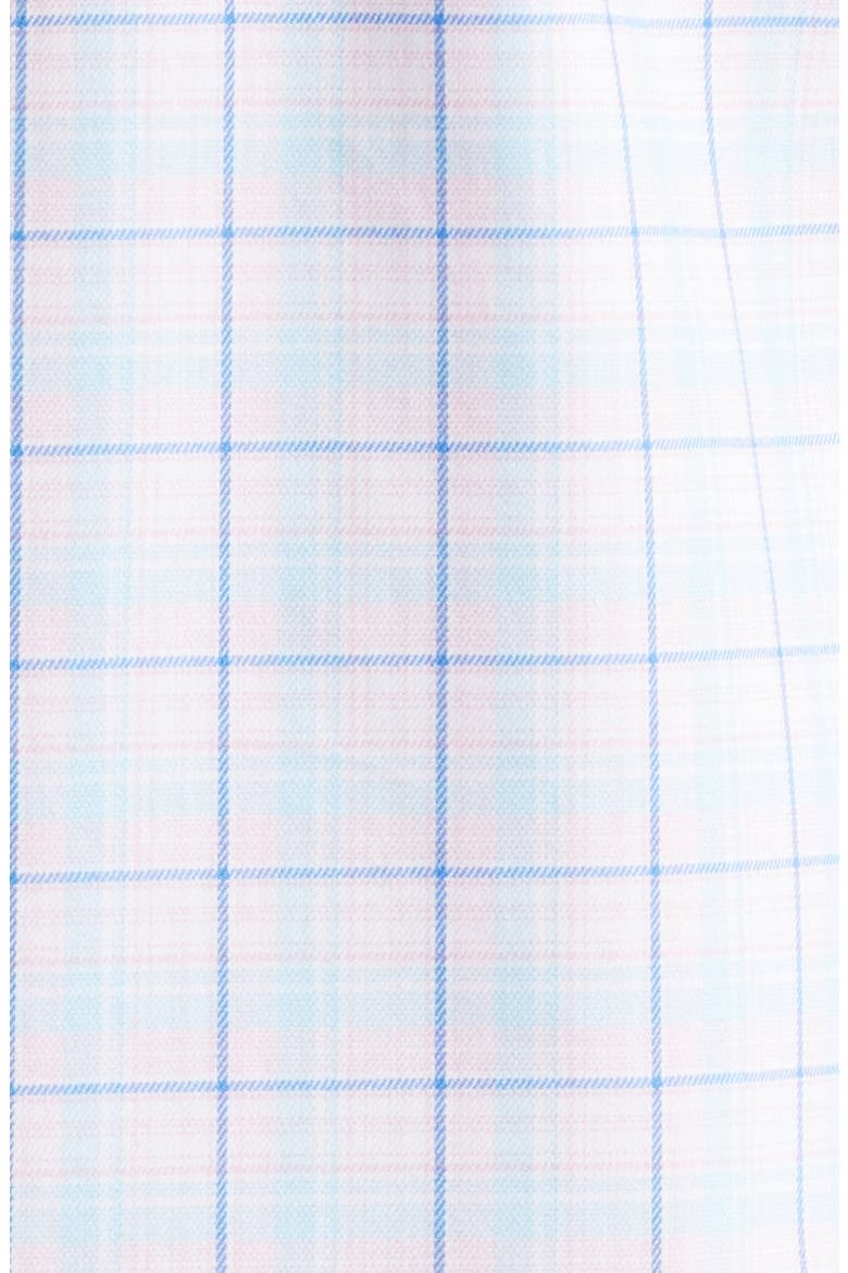 Huron Crown Lite Plaid Performance Button-Up Shirt, Alternate, color, PALMER PINK
