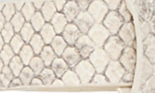 Rebecca Minkoff Snakeskin Embossed Ankle Strap Gladiator Sandal