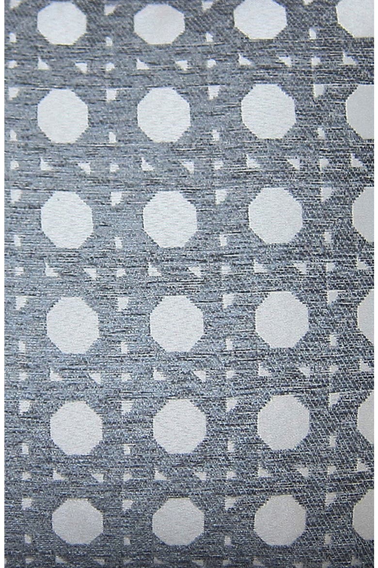 Cane Accent Pillow, Alternate, color, GRAY