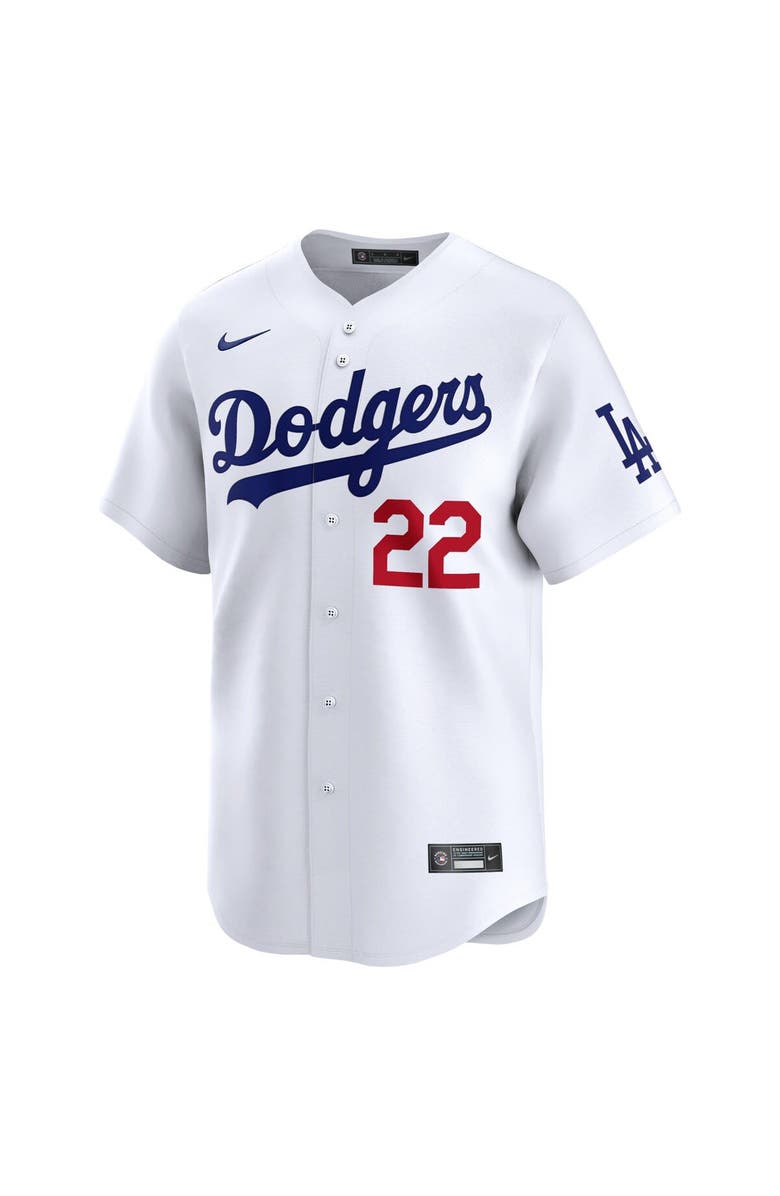 Nike Men's Nike Clayton Kershaw White Los Angeles Dodgers Home Limited Player Jersey, Alternate, color, 