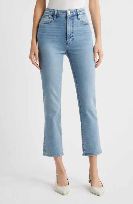 FRAME The Pencil Crop High Waist Ankle Slim Straight Leg Jeans