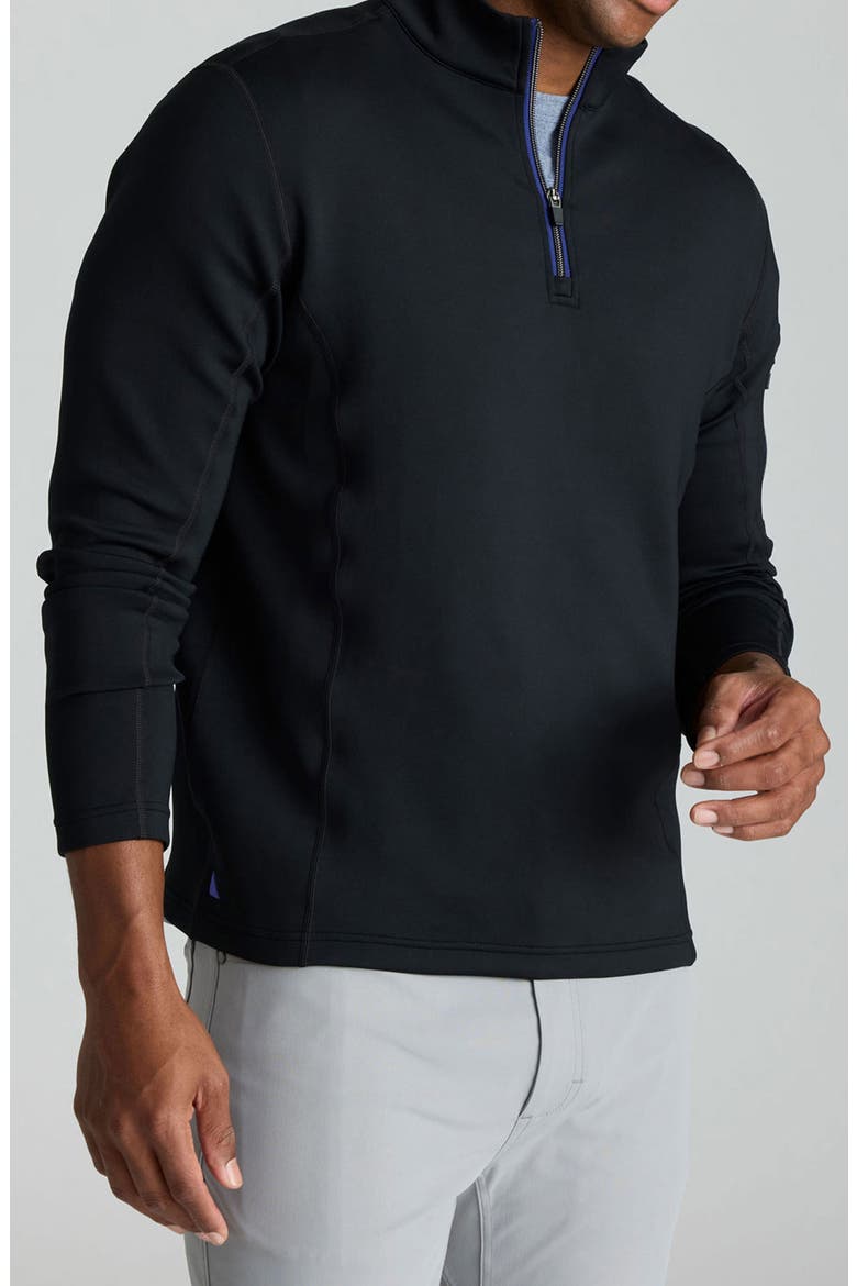 Mazzano Performance Quarter Zip, Main, color, BLACK