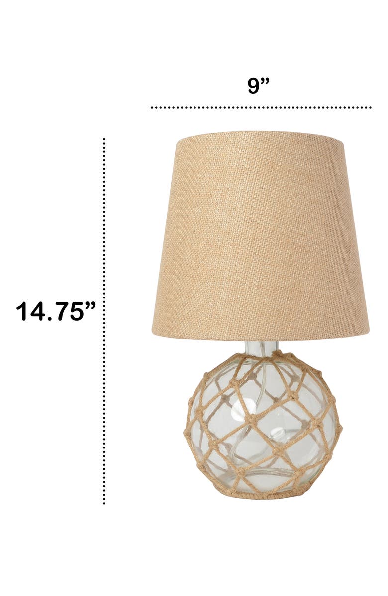 LALIA HOME Glass Rope Table Lamp, Alternate, color,