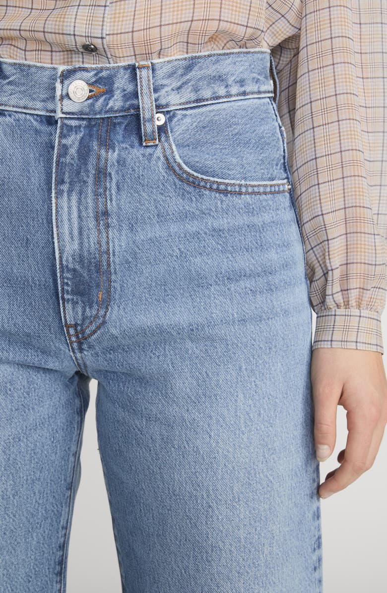 FRAME The Bow High Waist Ankle Barrel Jeans, Alternate, color, Rapture