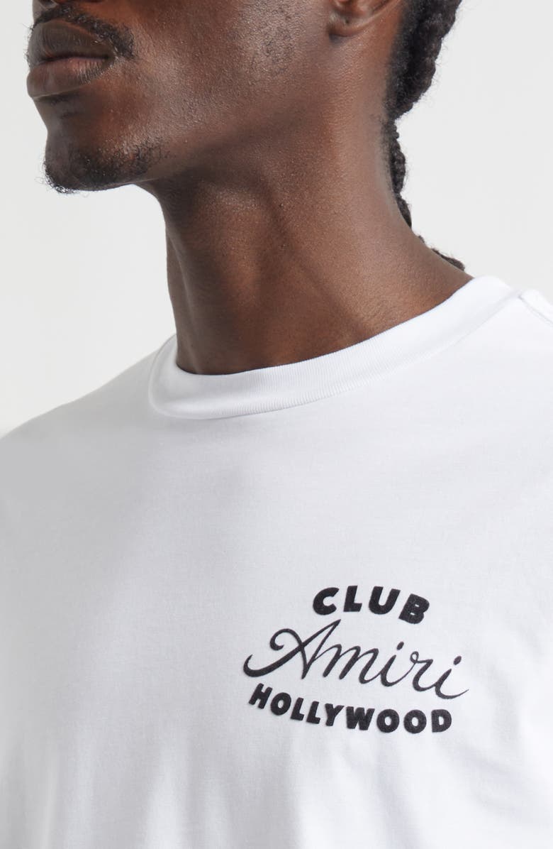 AMIRI Club Amiri Graphic T-Shirt, Alternate, color, White