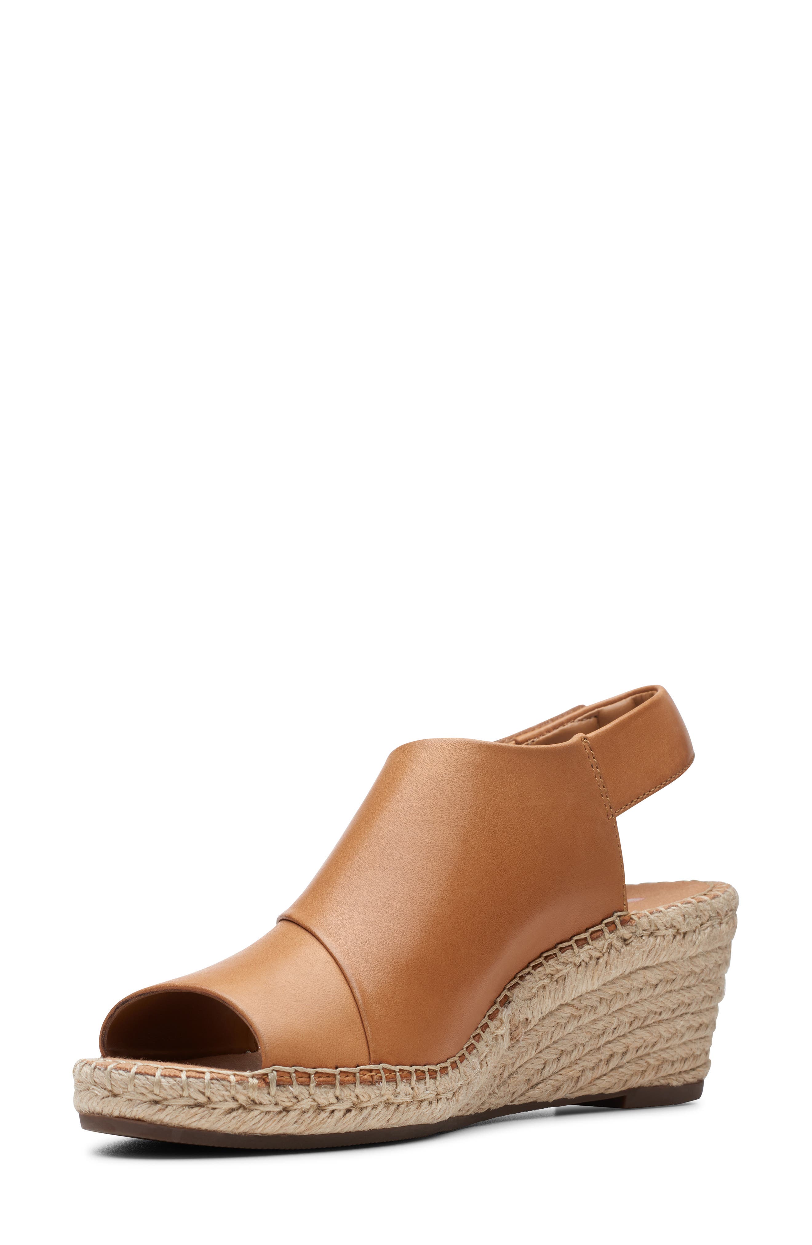 Petrina Abby Espadrille Wedge, Alternate, color, LIGHT TAN LEATHER